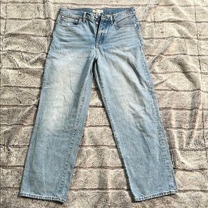 Madewell Light Blue Denim Button-Fly Jeans
